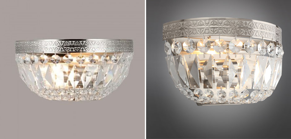 Бра Ancient Ocean Nickel Бра Ancient Ocean Nickel - Loft-Concept в Волгограде