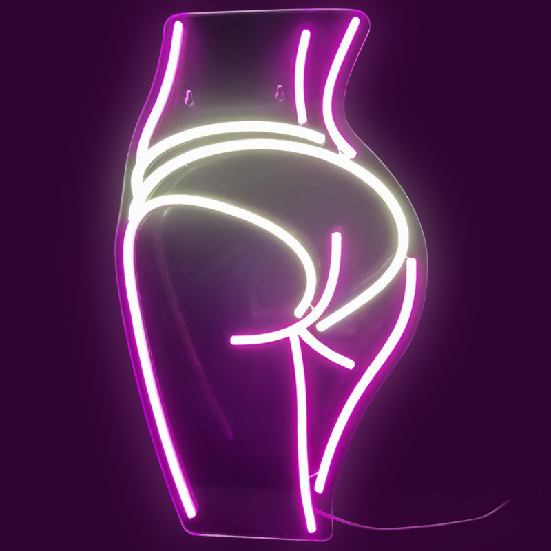 Неоновая настенная лампа Intrigue Neon Wall Lamp Лиловый Желтый Неоновая настенная лампа Intrigue Neon Wall Lamp Лиловый Желтый в Волгограде | Loft Concept