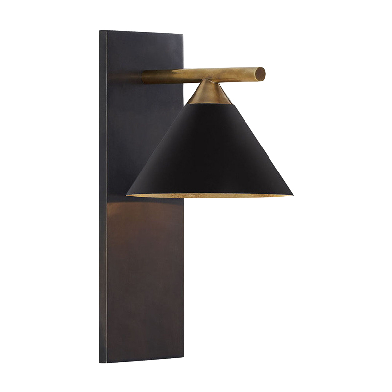 Бра CLEO SCONCE wall lamp Black Латунь Черный Бра CLEO SCONCE wall lamp Black Латунь Черный в Волгограде | Loft Concept