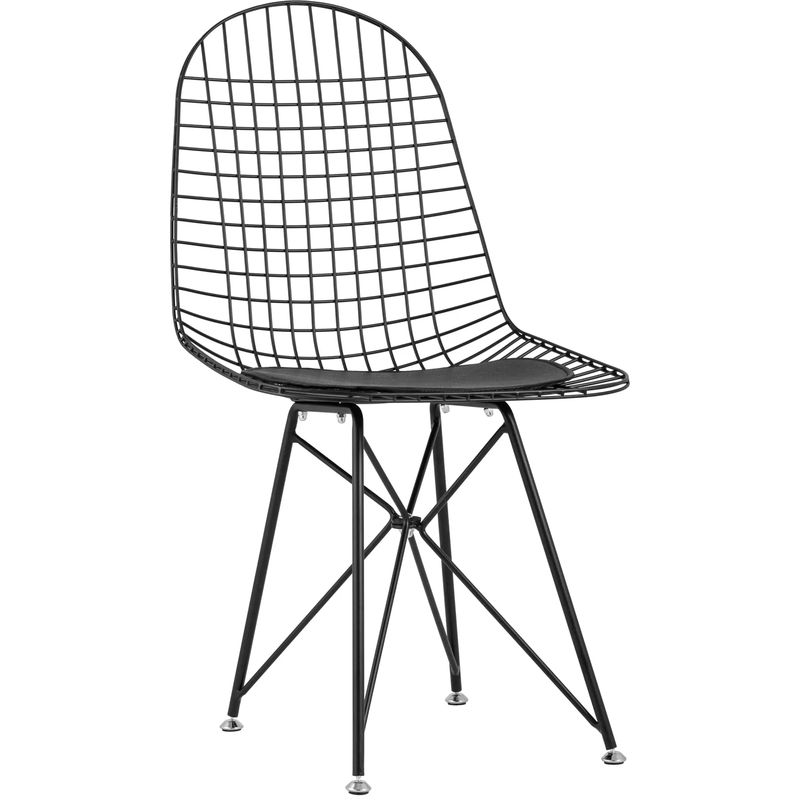 Стул Bertoia S Chair Черный Матовый Металл Черный Стул Bertoia S Chair Черный Матовый Металл Черный в Волгограде | Loft Concept