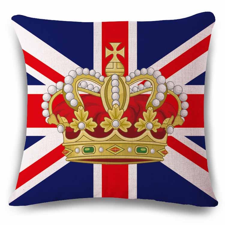 Декоративная подушка God save the Queen Мульти Декоративная подушка God save the Queen Мульти в Волгограде | Loft Concept