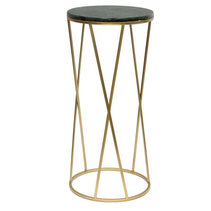 Подставка Geometry Stand Marble зеленый мрамор Малахит (зеленый) Золотой Подставка Geometry Stand Marble зеленый мрамор Малахит (зеленый) Золотой в Волгограде | Loft Concept