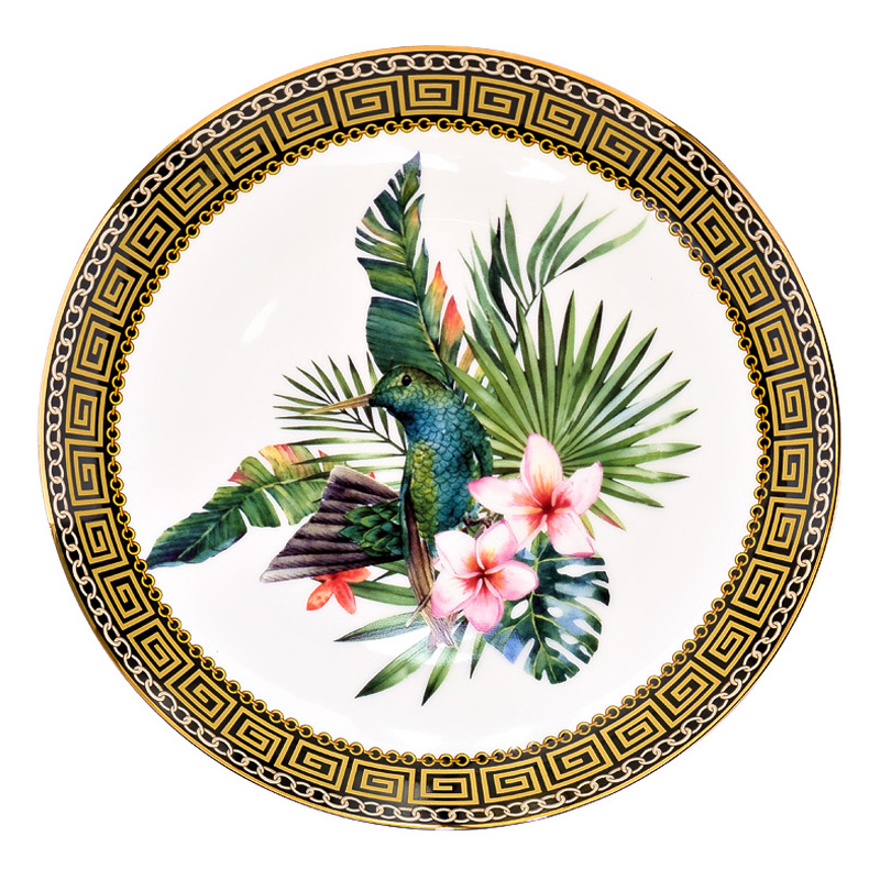 Тарелка TROPICS Pattern Colibri Мульти Тарелка TROPICS Pattern Colibri Мульти в Волгограде | Loft Concept