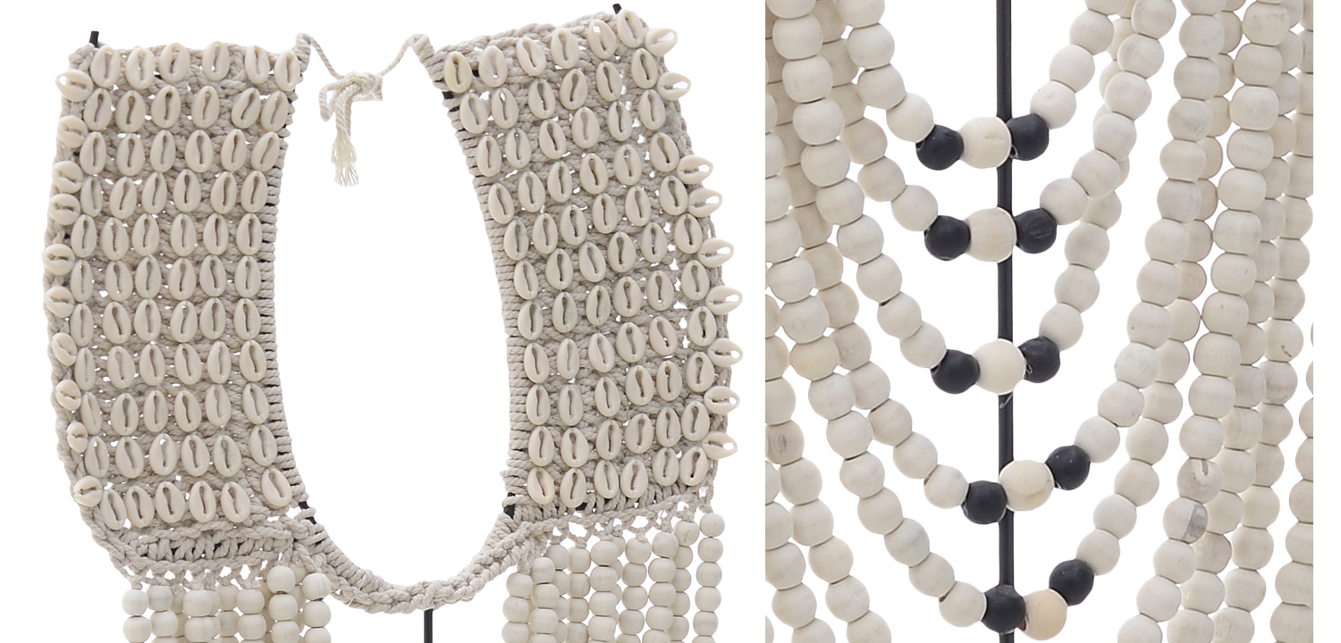 Этническое ожерелье на подставке Seashell Necklace - фото