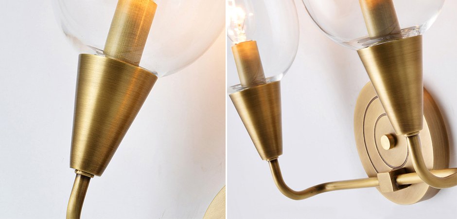 Бра VIOLA WALL Clear Lamp Double Бра VIOLA WALL Clear Lamp Double - Loft-Concept в Волгограде