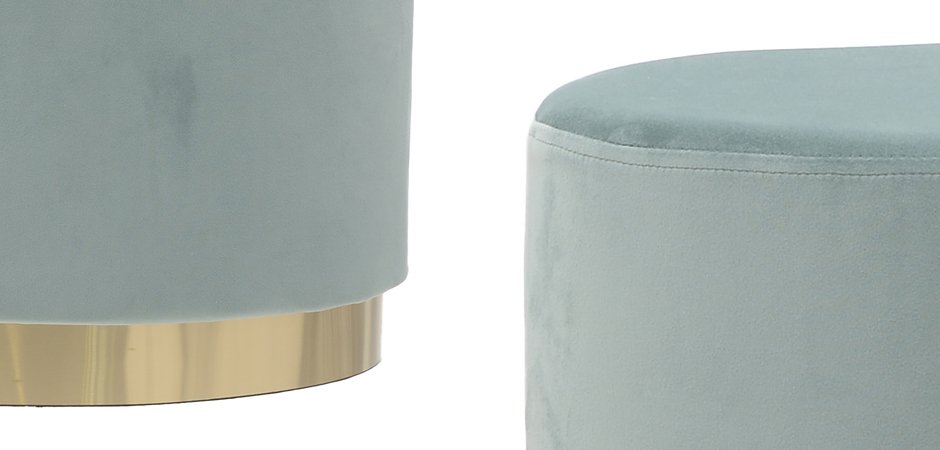 Пуф Golden Belt Turquoise Pastel Пуф Golden Belt Turquoise Pastel - Loft-Concept в Волгограде