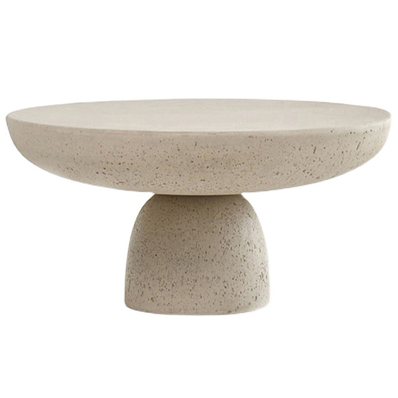 Кофейный стол Tori Travertine Stand Coffee Table Бежевый Кофейный стол Tori Travertine Stand Coffee Table Бежевый в Волгограде | Loft Concept