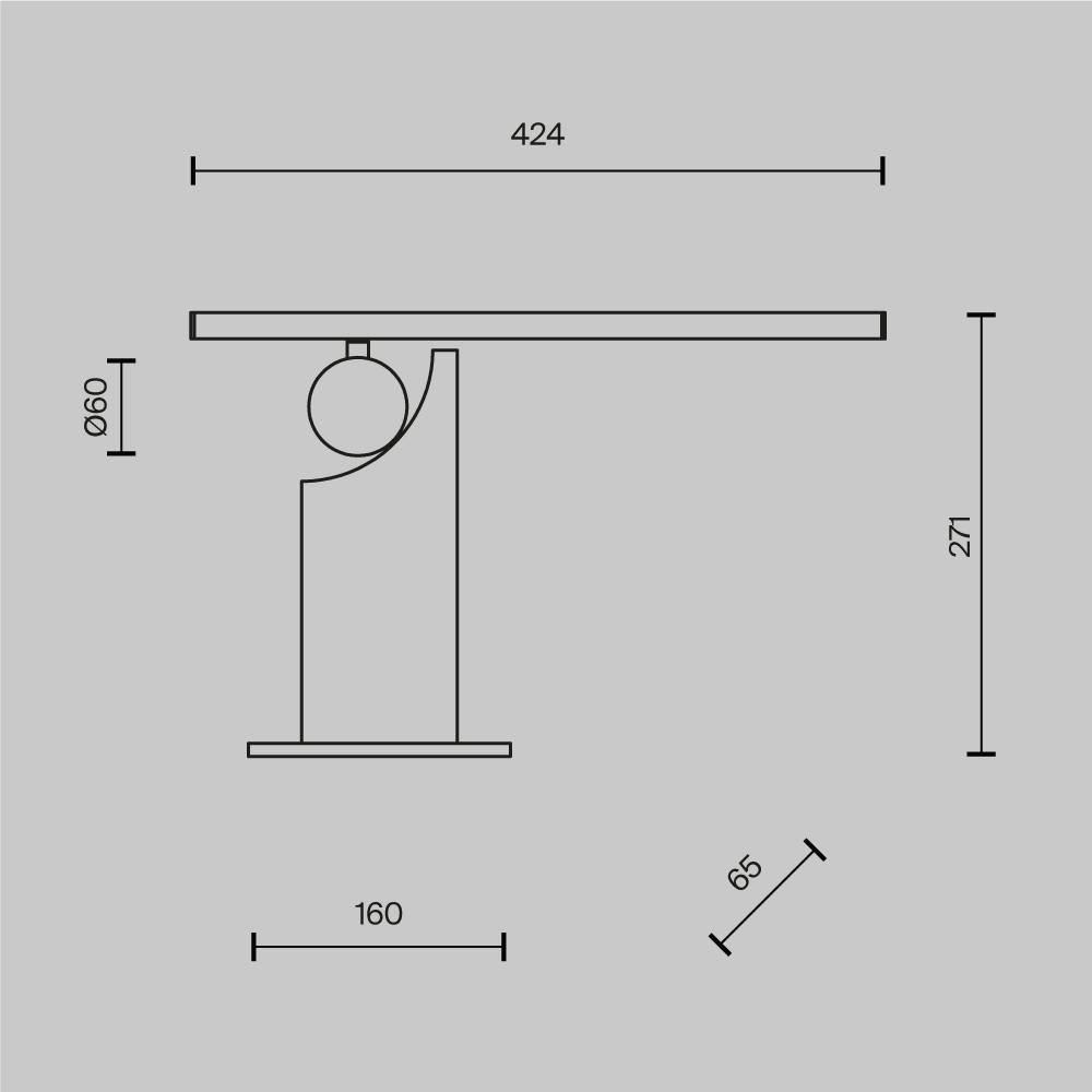 Настольный светильник Monumento 3000К 9Вт в Волгограде