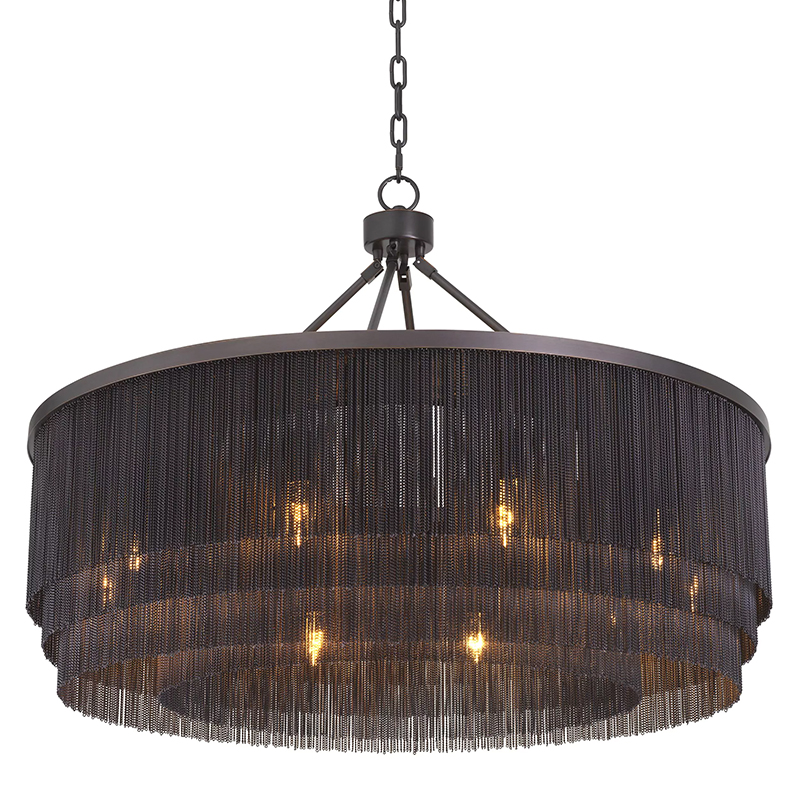 Люстра Eichholtz Chandelier Tissot L Темная бронза Люстра Eichholtz Chandelier Tissot L Темная бронза в Волгограде | Loft Concept