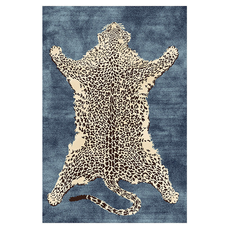 Ковер Colored Beasts blue Черно-белый Синий Ковер Colored Beasts blue Черно-белый Синий в Волгограде | Loft Concept