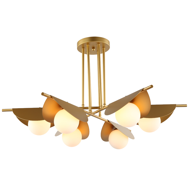 Люстра Pascal Chandelier Золотой Белый Люстра Pascal Chandelier Золотой Белый в Волгограде | Loft Concept