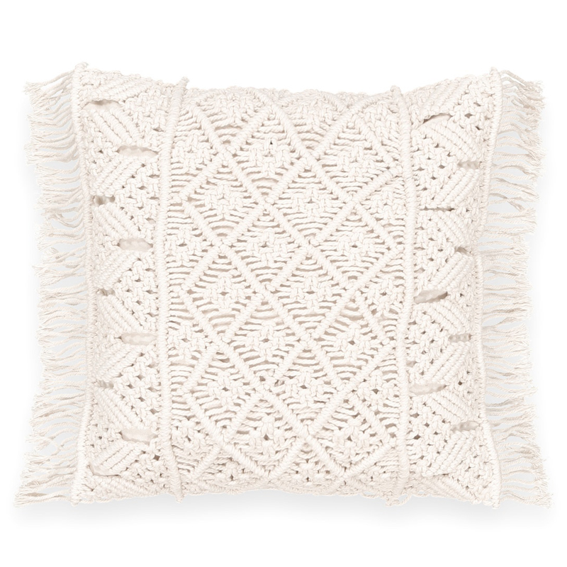 Подушка Macrame Молочный Подушка Macrame Молочный в Волгограде | Loft Concept