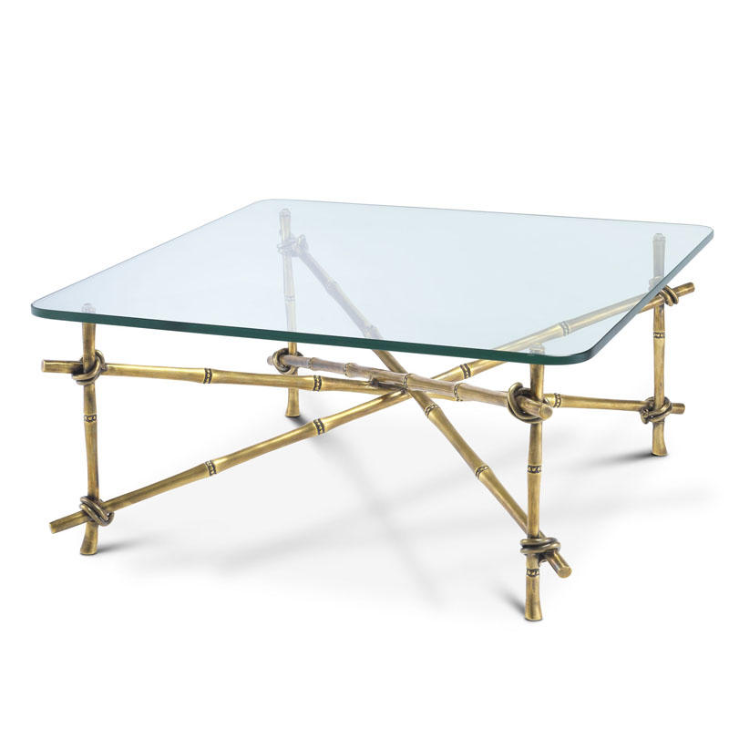 Кофейный стол Eichholtz COFFEE TABLE KAHALA Винтажная латунь Кофейный стол Eichholtz COFFEE TABLE KAHALA Винтажная латунь в Волгограде | Loft Concept