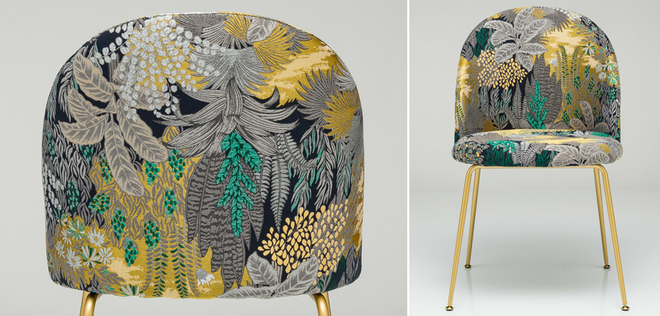 Jungle chair Стул обивка Джунгли жакард - фото №3