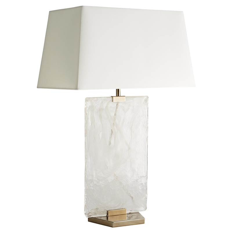 Дизайнерская настольная лампа MADDOX LAMP Белый Коричневый Дизайнерская настольная лампа MADDOX LAMP Белый Коричневый в Волгограде | Loft Concept