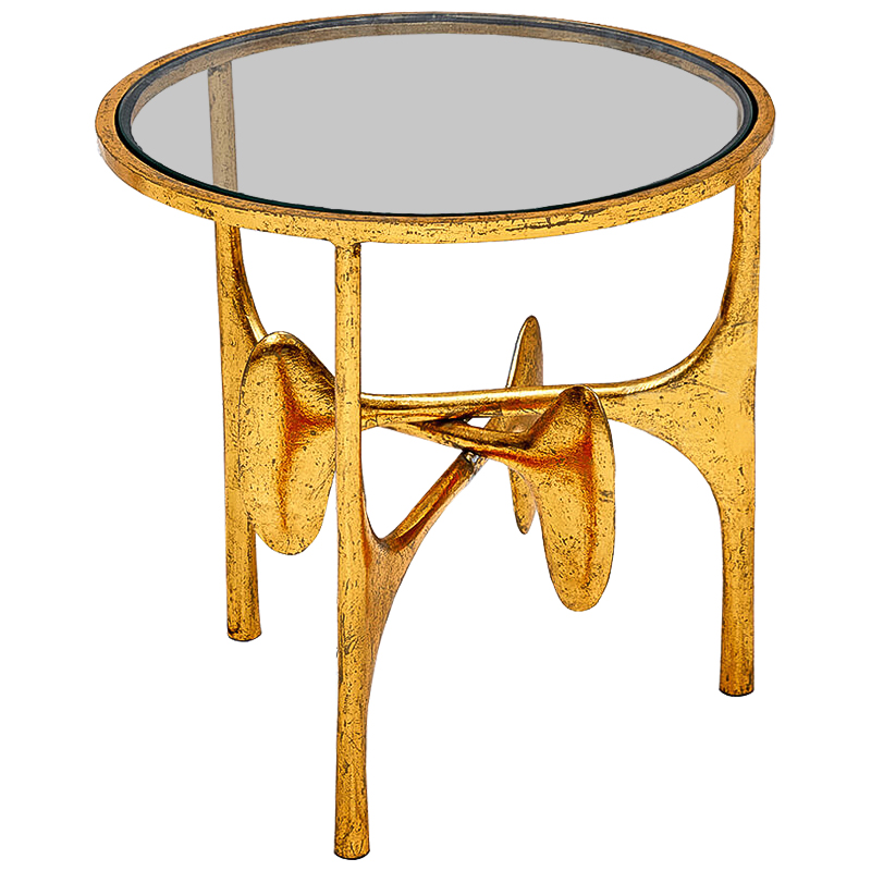 Приставной стол Vega Side Table Винтажное Светлое Золото Прозрачный Приставной стол Vega Side Table Винтажное Светлое Золото Прозрачный в Волгограде | Loft Concept