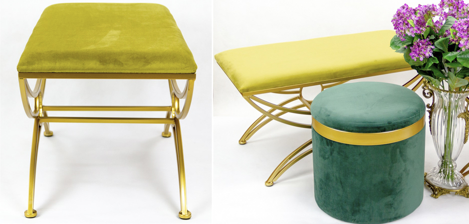 Пуф Art Deco Shapes Yellow Пуф Art Deco Shapes Yellow - Loft-Concept в Волгограде