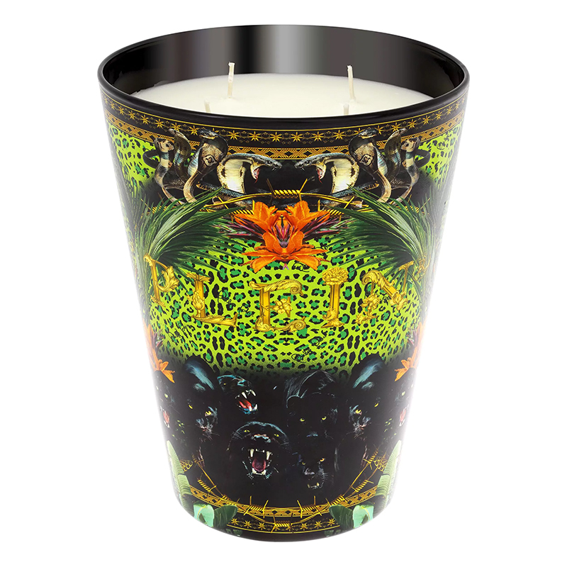 Свеча Philipp Plein Candle Jungle L Черный Мульти Свеча Philipp Plein Candle Jungle L Черный Мульти в Волгограде | Loft Concept