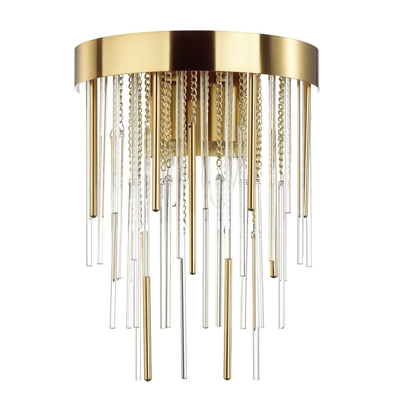 Настенный светильник Luxury Gold & Glass Stripes Золотой Настенный светильник Luxury Gold & Glass Stripes Золотой в Волгограде | Loft Concept