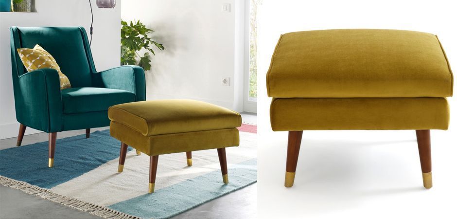 Пуф Classic Furniture горчичный Пуф Classic Furniture горчичный - Loft-Concept в Волгограде