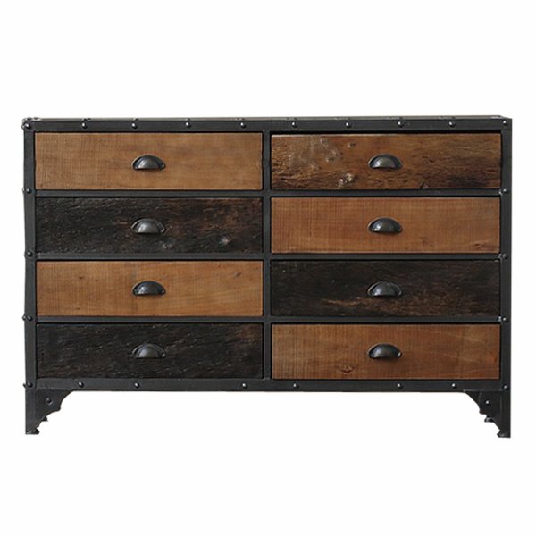 Комод в стиле Лофт Hurbor Loft Vintage Different Wood Дуб темный Комод в стиле Лофт Hurbor Loft Vintage Different Wood Дуб темный в Волгограде | Loft Concept