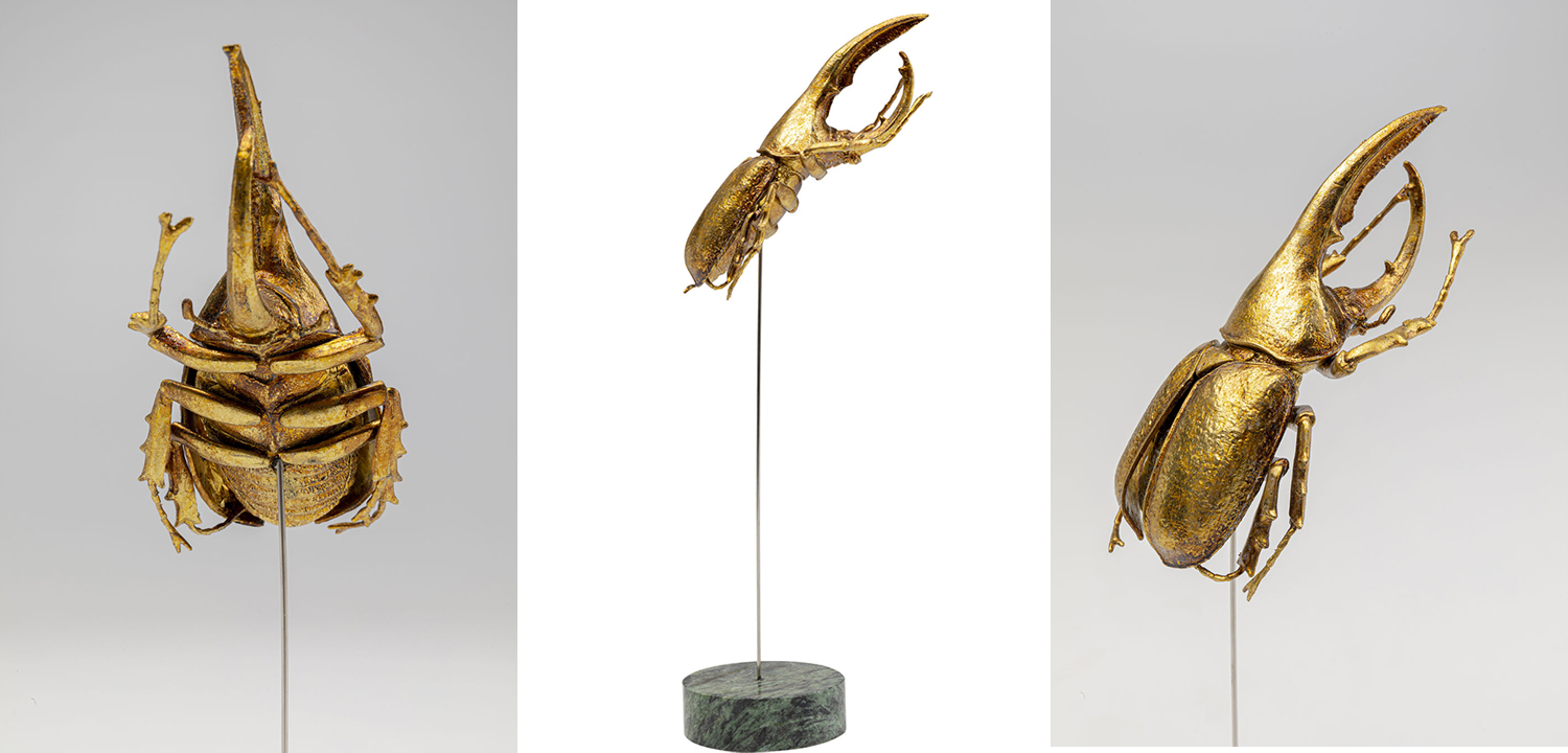 Статуэтка Golden Beetle on standing II - фото