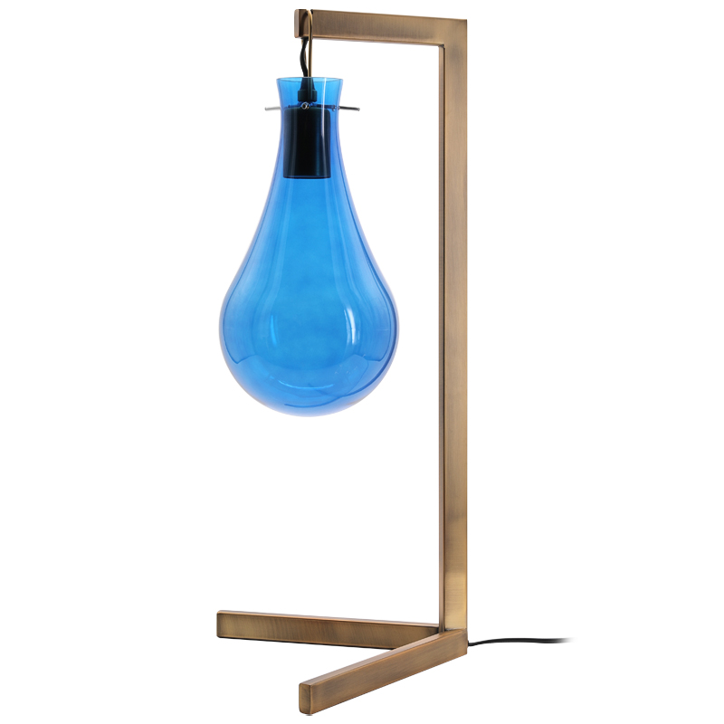Настольная лампа Patrick Naggar Bubble Desk Lamp Синий Черный Настольная лампа Patrick Naggar Bubble Desk Lamp Синий Черный в Волгограде | Loft Concept