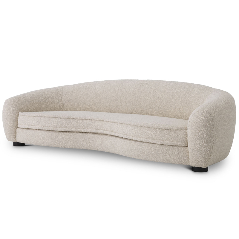 Диван Eichholtz Sofa Freud Boucle cream Кремовый Черный Диван Eichholtz Sofa Freud Boucle cream Кремовый Черный в Волгограде | Loft Concept