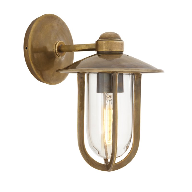 Бра Eichholtz Wall Lamp Seg Harbour Brass Латунь Античная полированная Прозрачное Стекло Бра Eichholtz Wall Lamp Seg Harbour Brass Латунь Античная полированная Прозрачное Стекло в Волгограде | Loft Concept