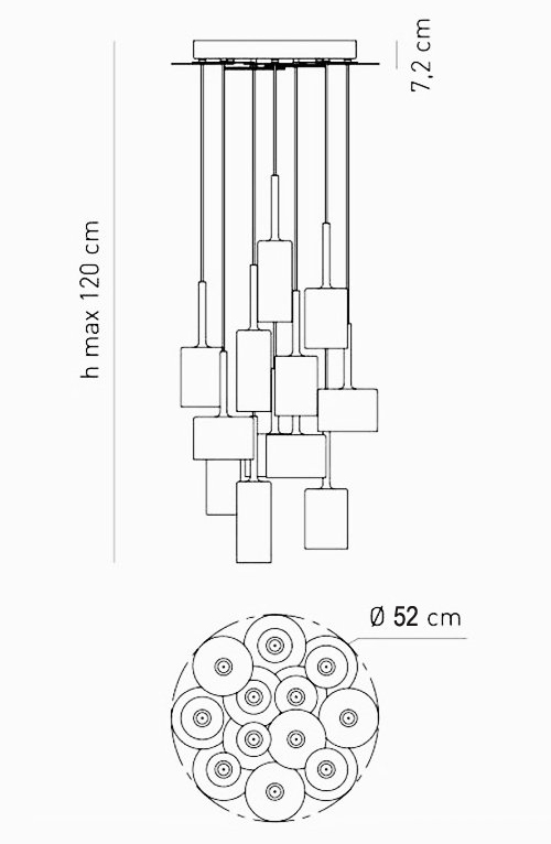 Люстра AXO Light Spillray Suspension Lamp Люстра AXO Light Spillray Suspension Lamp в Волгограде