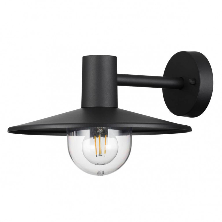 Уличный настенный светильник Leicester Street Wall Lamp Черный Уличный настенный светильник Leicester Street Wall Lamp Черный в Волгограде | Loft Concept