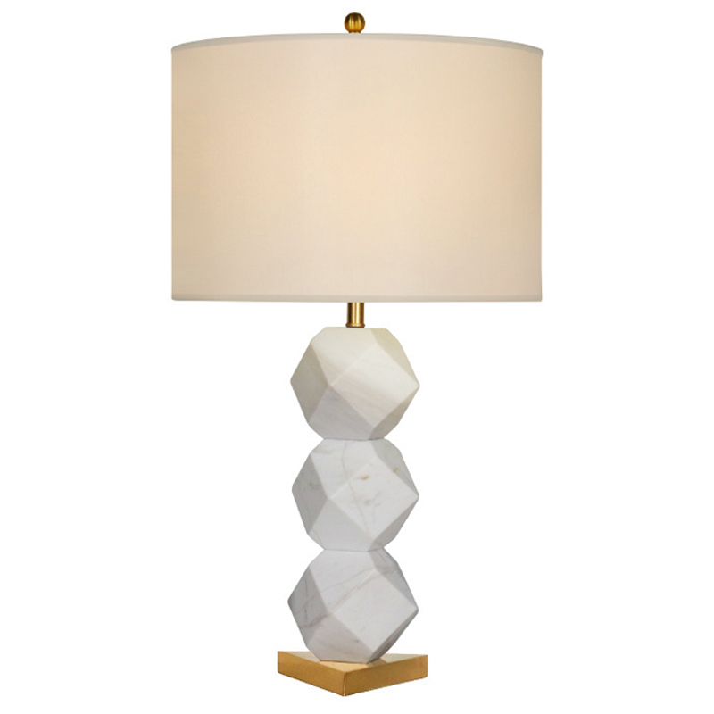 Дизайнерская настольная лампа STEELE LAMP Белый Дизайнерская настольная лампа STEELE LAMP Белый в Волгограде | Loft Concept