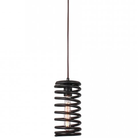 Подвесной светильник Loft Spring Pendant Vertical Черный Подвесной светильник Loft Spring Pendant Vertical Черный в Волгограде | Loft Concept