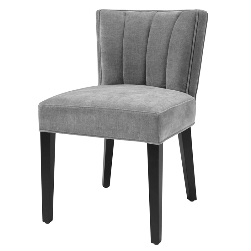 Стул Eichholtz Dining Chair Windhaven Grey Серый Черный Стул Eichholtz Dining Chair Windhaven Grey Серый Черный в Волгограде | Loft Concept
