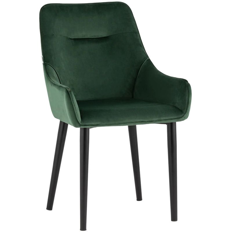 Стул Joan Chair Темно-Зеленый Велюр Зеленый Черный Стул Joan Chair Темно-Зеленый Велюр Зеленый Черный в Волгограде | Loft Concept