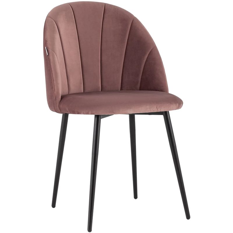 Стул Balsari S Chair Пыльно-Розовый Велюр Розовый пастельный Черный Стул Balsari S Chair Пыльно-Розовый Велюр Розовый пастельный Черный в Волгограде | Loft Concept