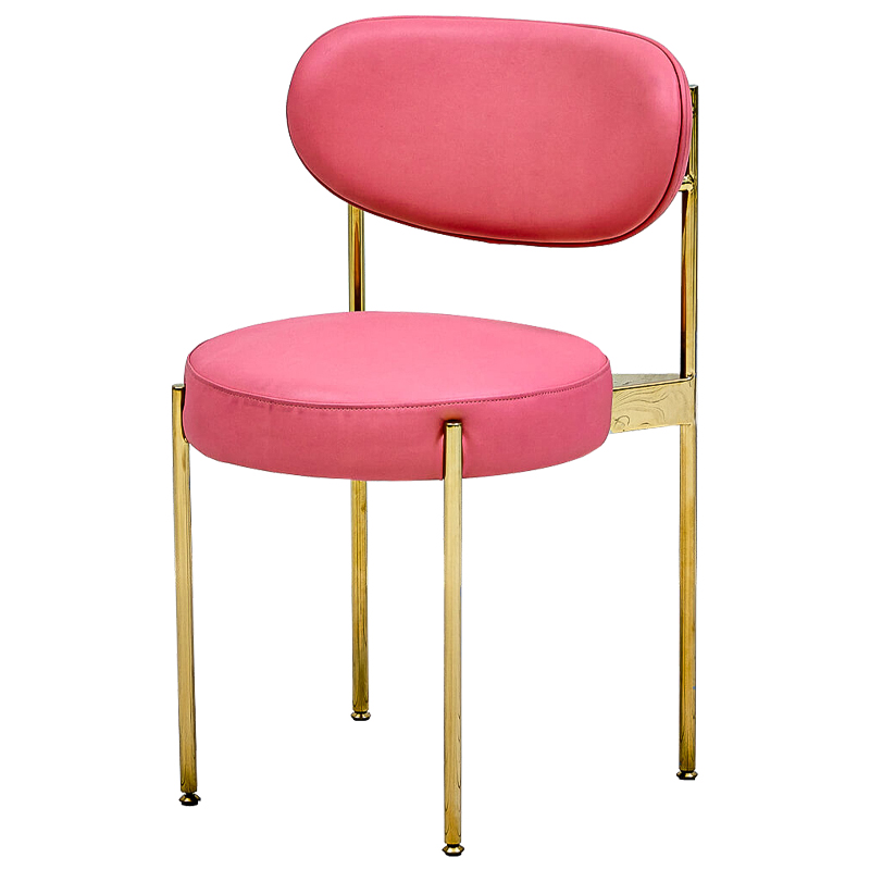 Стул Alfie Chair Глянцевое золото Фуксия Стул Alfie Chair Глянцевое золото Фуксия в Волгограде | Loft Concept