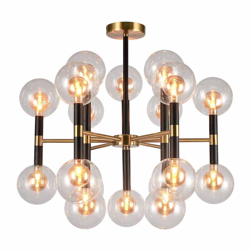 Люстра Danitza Chandelier Gold Черный Золотой Люстра Danitza Chandelier Gold Черный Золотой в Волгограде | Loft Concept
