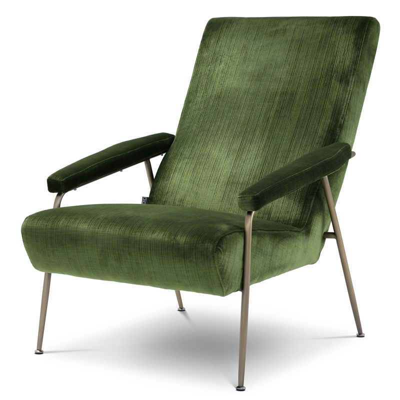 Кресло Eichholtz Chair Gio Зеленый Матовая латунь Кресло Eichholtz Chair Gio Зеленый Матовая латунь в Волгограде | Loft Concept