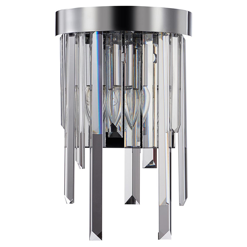 Бра Bennett Wall Lamp chrome Хром Прозрачный Бра Bennett Wall Lamp chrome Хром Прозрачный в Волгограде | Loft Concept