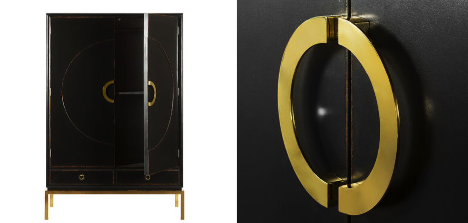 Шкаф China Rack Black Шкаф China Rack Black - Loft-Concept в Волгограде