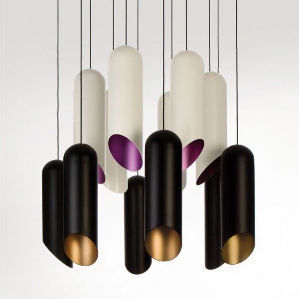Подвесной светильник Tom Dixon - Pipe Light Белый Черный Золотой Фиолетовый Подвесной светильник Tom Dixon - Pipe Light Белый Черный Золотой Фиолетовый в Волгограде | Loft Concept