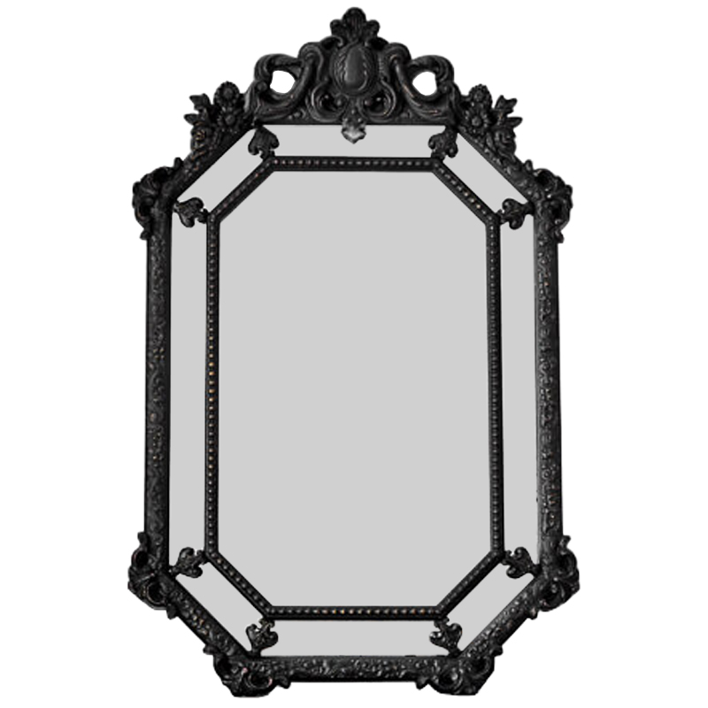 Зеркало Keppel Mirror Black Винтажный черный Античное зеркальное стекло Зеркало Keppel Mirror Black Винтажный черный Античное зеркальное стекло в Волгограде | Loft Concept