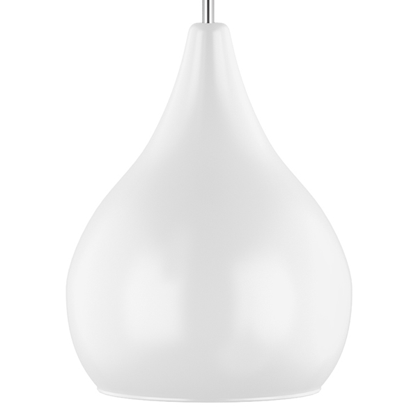 Подвесной светильник Candiano Milk One Белый Хром в Волгограде | Loft Concept 