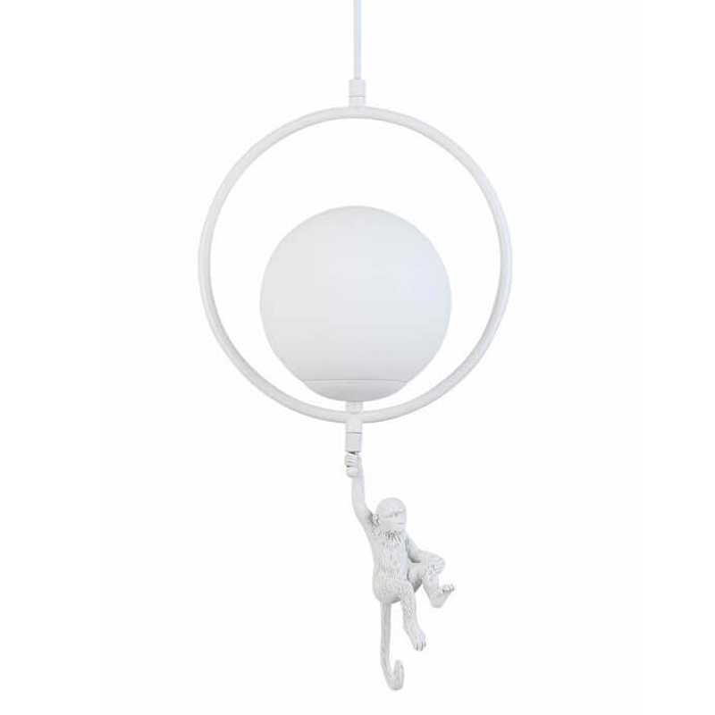 Подвесной светильник Hanging Monkey under Белый Подвесной светильник Hanging Monkey under Белый в Волгограде | Loft Concept