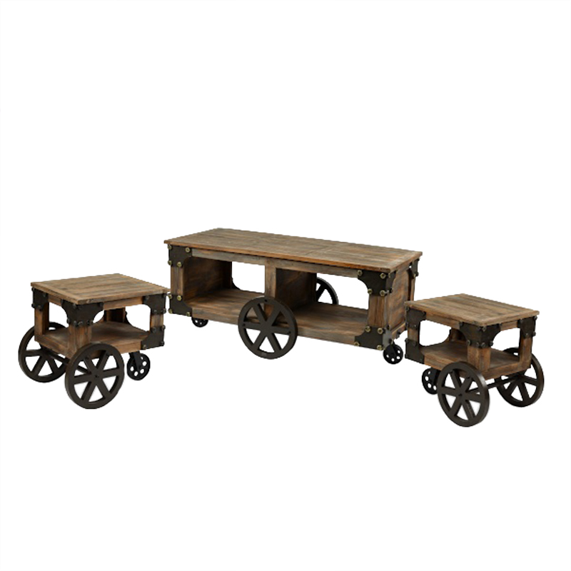 Кофейный Стол Wood Train Коричневый Кофейный Стол Wood Train Коричневый в Волгограде | Loft Concept