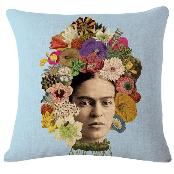 Декоративная подушка Frida Kahlo 3  в Волгограде | Loft Concept 