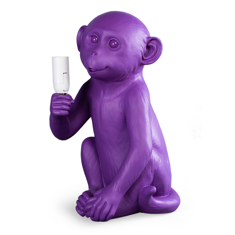 Настольная лампа Purple Monkey Фиолетовый Настольная лампа Purple Monkey Фиолетовый в Волгограде | Loft Concept