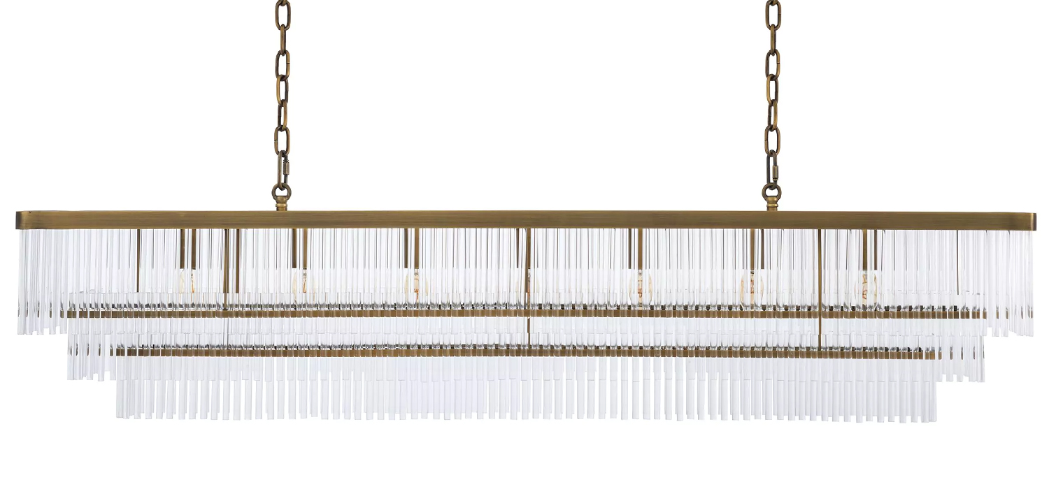 Люстра Eichholtz Chandelier East Rectangular - фото №1