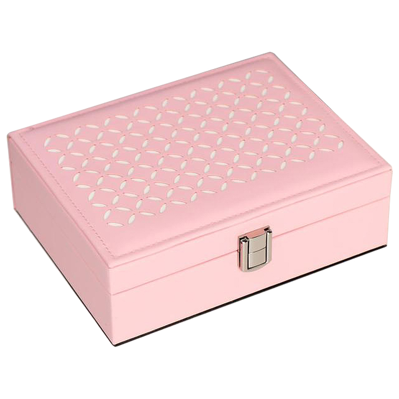Шкатулка Varda Jewerly Organizer Box pink Розовый Шкатулка Varda Jewerly Organizer Box pink Розовый в Волгограде | Loft Concept
